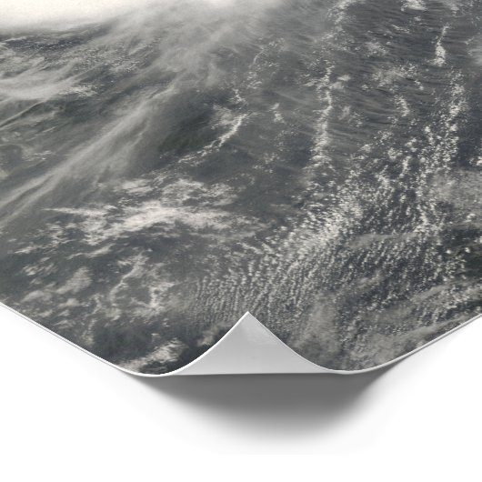 Poster Cyclone tropical Gonu en mer d'Oman (Coin)