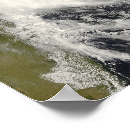 Poster Cyclone tropical Ivan sur Madagascar (Coin)