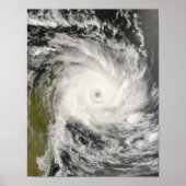 Poster Cyclone tropical Ivan sur Madagascar (Devant)