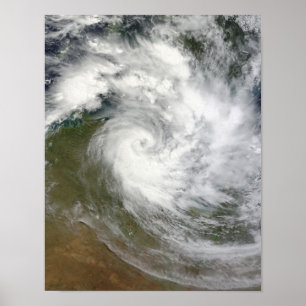 Poster Cyclone tropical Paul sur l'Australie