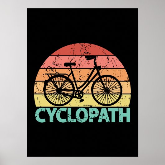 Poster Cyclopath Bicyclette amusante (Devant)