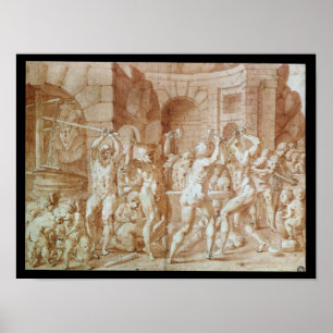 Poster Cyclops dans la forge du Vulcan