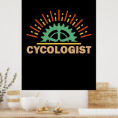 Poster Cycologiste (Cuisine)