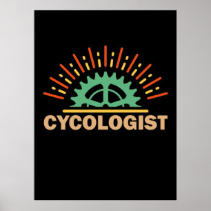 Poster Cycologiste