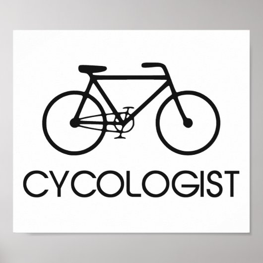 Poster Cycologiste Cycle cycliste (Devant)