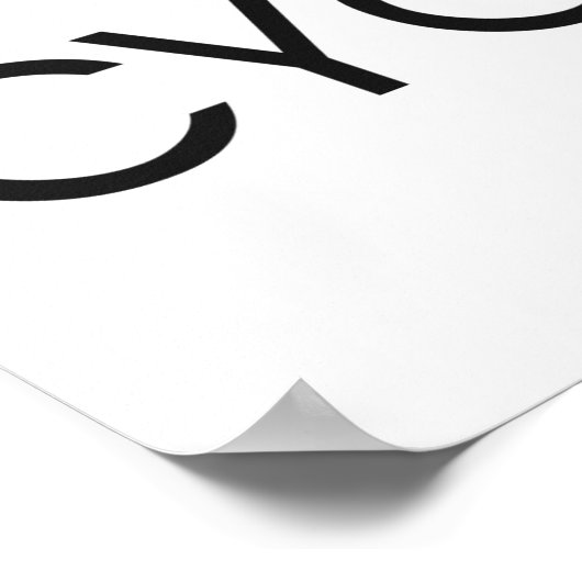 Poster Cycologiste Cycle cycliste (Coin)