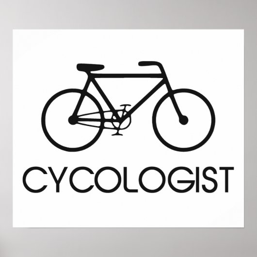 Poster Cycologiste Cycle cycliste (Devant)