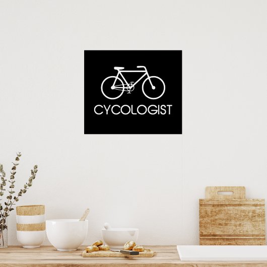 Poster Cycologiste Cycle cycliste (Cuisine)