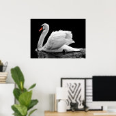 Poster Cygne (Bureau à domicile)