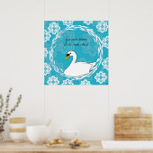 Poster cygne (Cuisine)