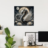 Poster Cygne de dragon (Bureau à domicile)
