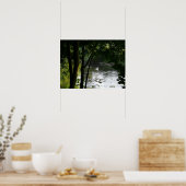 Poster Cygne sur la rivière II (Cuisine)