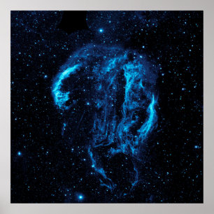 Poster Cygnus Loop Nebula (NASA)