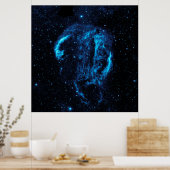 Poster Cygnus Loop Nebula (NASA) (Cuisine)