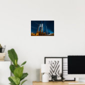 Poster Cygnus Spacecraft prêt pour le lancement à l'ISS (Bureau à domicile)