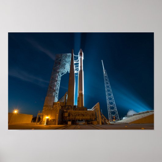 Poster Cygnus Spacecraft prêt pour le lancement à l'ISS (Devant)