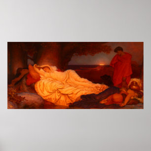 Poster Cymon et Iphigénie par Lord Frederic Leighton 1884