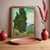 Poster Cyprès, Vincent van Gogh Art