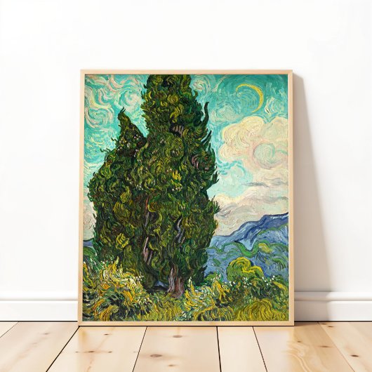 Poster Cyprès, Vincent van Gogh Art