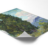 Poster Cypresse par Van Gogh (Coin)