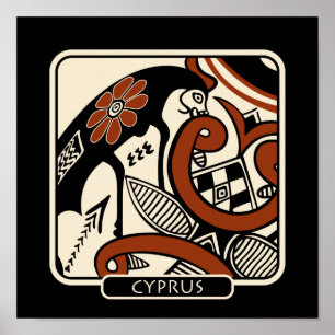Poster cyprus pottery shard