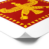 Poster Cyrus le grand drapeau standard (Coin)