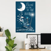 Poster CYS-Fly Me Vers La Lune (Bureau à domicile)