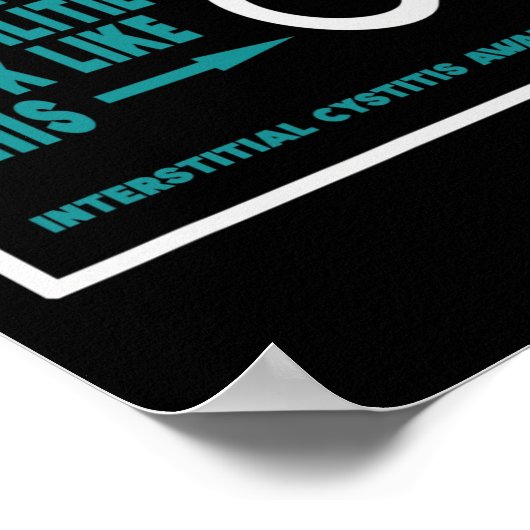 Poster Cystite interstitielle IC Toutes les déficiences n (Coin)