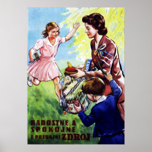 Poster CZECH ZDROJ Food Company Joyeusement et avec conte