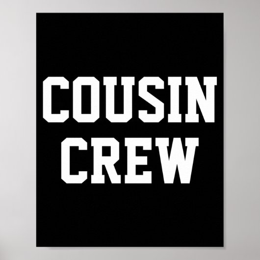 Poster D Cousin Crew Matching Family _2 (Devant)