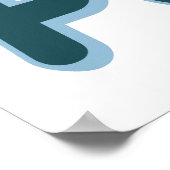 Poster D - Dove, Branche d'olivier, Paix (Coin)