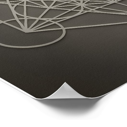 Poster d’eau gris de Metatron (Coin)