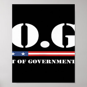 Poster D.o.g.e. Département de l'Efficacité du Gouverneme
