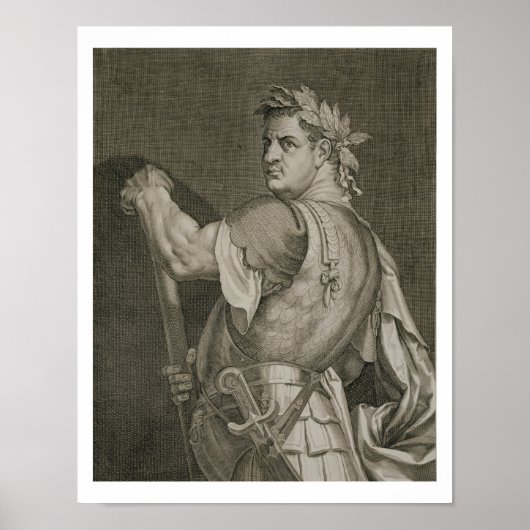 Poster D. Titus Vespasian Empereur de Rome 79-81 AD engra (Devant)