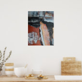 Poster d une peinture "Cascade1" de Valérie Bosche (Cuisine)