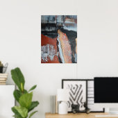 Poster d une peinture "Cascade1" de Valérie Bosche (Bureau à domicile)