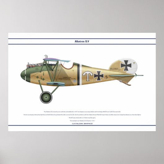 Poster D.V Jasta 21 (Devant)