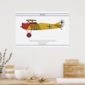 Poster D.VII Jasta 11 (Cuisine)