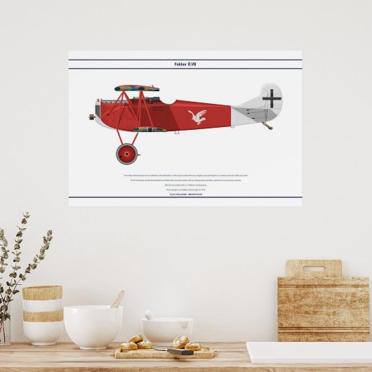 Poster D.VII Jasta 18 (Cuisine)