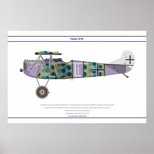 Poster D.VII Jasta 35b (Devant)
