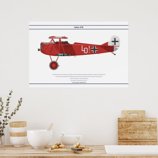 Poster D.VII Jasta 4 (Cuisine)