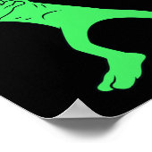 Poster Dabbing Alien Halloween Fun Dab Boys Enfants (Coin)