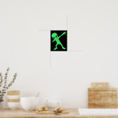 Poster Dabbing Alien Halloween Fun Dab Boys Enfants (Cuisine)