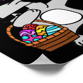Poster Dabbing Bunny Happy Easter Day Outfit (Coin)