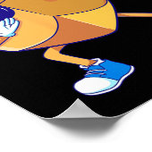 Poster Dabbing Dreidel Hanoukka Danser Chanukah Kids Gir (Coin)