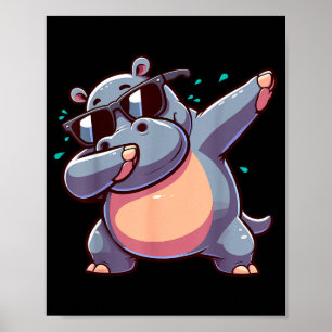 Poster Dabbing Hanche