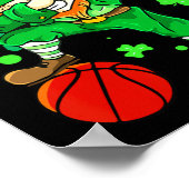 Poster Dabbing Leprechaun Jour de la Saint Patrick Garçon (Coin)