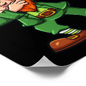 Poster Dabbing Leprechaun St Patrick's Day Dab Boys Girls (Coin)
