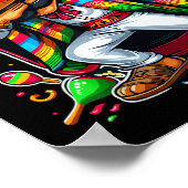 Poster Dabbing Mexican Poncho Cinco De Mayo (Coin)