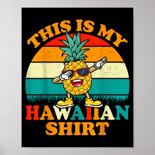 Poster Dabbing Ne This Is My Hawaiian Shirts For Women  (Devant)